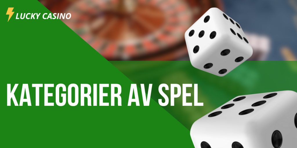 Kategorier av spel